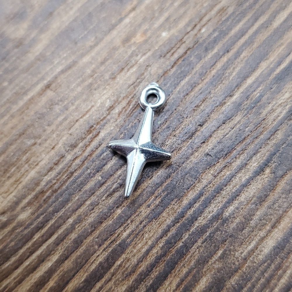 Shooting star pendant silver